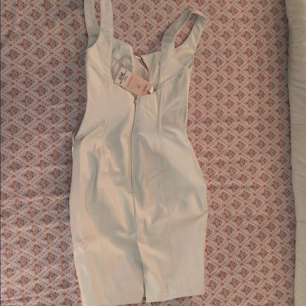 Never Worn White Vegan Leather House Of CB Dress